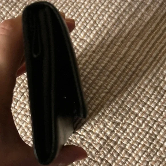 Black Salvatore Ferragomo Long Black Leather Women's Wallet - Picture 8 of 8